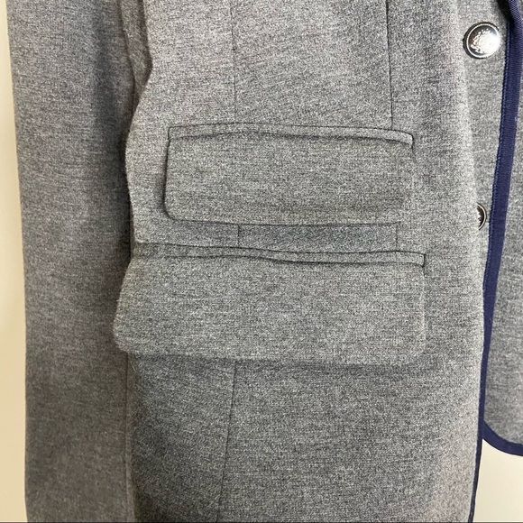 GAP Grey And Blue Two Button Blazer 12 - Picture 8 of 9